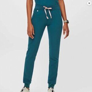 Figs Women's Caribbean Blue Zamora Joggers - Size Small PETITE